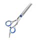 thumbnail image 2 of Tijeras para entresacar el cabello, tijeras profesionales de dientes con tornillo ajustable, tijeras de peluquero para texturizar y peinar, acero inoxidable, 2 of 8
