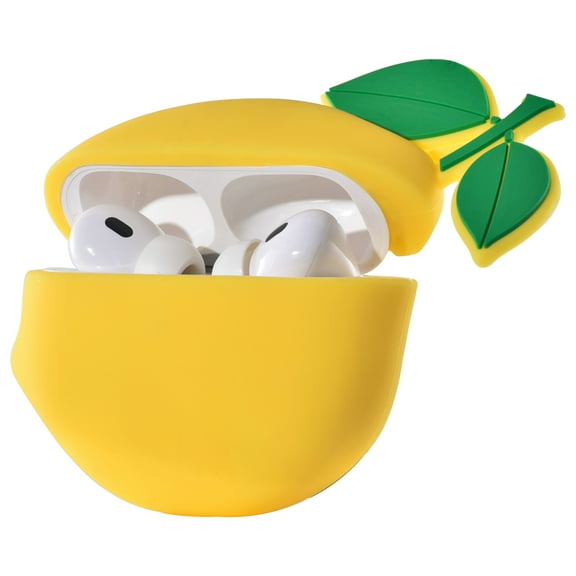 Silicone Case for Apple AirPods Pro, Lemon Design, Compatible with AirPods Pro 1st & 2nd Gen