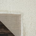 thumbnail image 5 of Nourison Ultra Plush Shag Solid Ivory 2'2" x 3'9" Area Rug, (2x4), 5 of 8