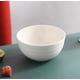 thumbnail image 1 of Zhuge Cuenco de sopa de arroz para niños de paja de trigo para el hogar Cuenco de fideos instantáneos anticaída para dormitorio Cuenco pequeño de plástico para Cuenco para ensalada (blanco, 15 cm), 1 of 5