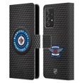 thumbnail image 1 of Head Case Designs Officially Licensed NHL Winnipeg Jets Puck Texture Leather Book Wallet Case Cover Compatible with Samsung Galaxy A52 / A52s / 5G (2021), 1 of 6