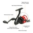 thumbnail image 3 of Uxcell Fishing Reel, Ultra Smooth Powerful Fishing Reels with Fishing Lines, Black, Red, 3 of 6