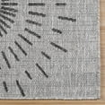 thumbnail image 4 of Gertmenian Tropea Tiaret Modern Geometric Gray UV Resistant Flatweave Indoor Outdoor Area Rug, 8x10, 4 of 9