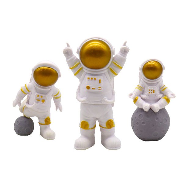 Adornos de astronauta, modelo bonito, pequeño astronauta, decoración del hogar, sala de estar, escritorio, coche