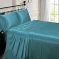 thumbnail image 2 of Classic Pure Mulberry Silk satin bedsheet set, 2 of 6