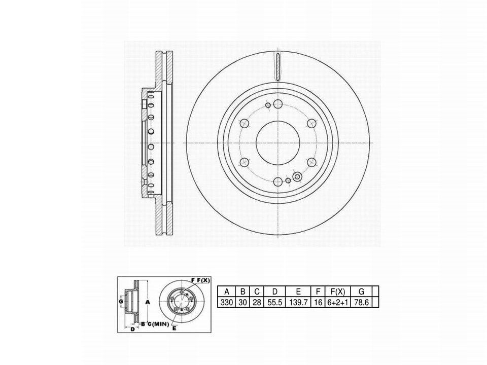Winstop Brake Rotor, Front WS250098, Chevrolet Tahoe 2020-2015