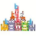 thumbnail image 3 of Children's Stacking Blocks Balance Parent-child Interaction Early Education Puzzle Stacking High Desktop Game Toys 27PCS, 3 of 4