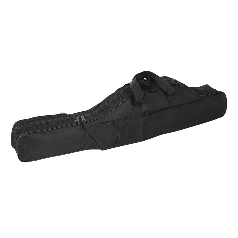 Fishing Pole Case, 2 Way Zipper Foldable Fishing Rod Bag For Lake For