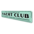 thumbnail image 4 of Yacht Club Novelty Decor, Metal Wall Sign - 4x18 Inches, 4 of 4