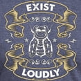 thumbnail image 3 of CafePress - Cicadas Exist Loudly Periodical Cicadas Entomology Men's Deluxe T Shirt - Mens Tri-blend T-Shirt, 3 of 4