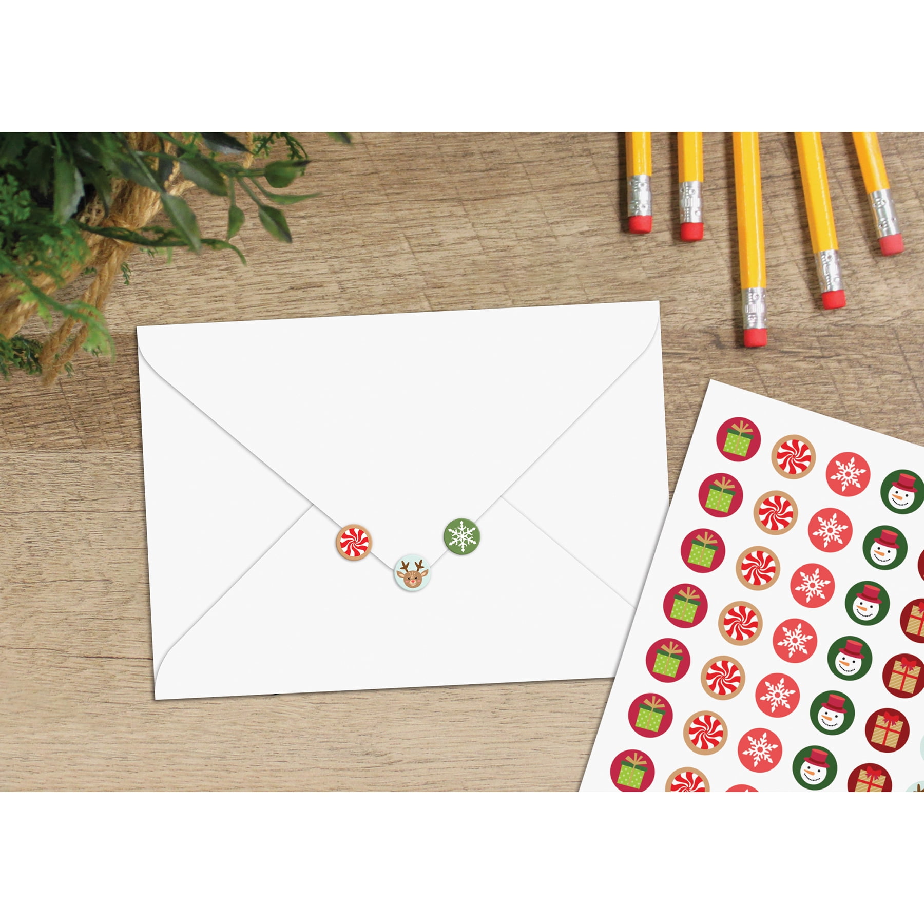 Teacher Created Resources Winter Holiday Mini Stickers, 378 Per Pack, 12 Packs