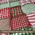 thumbnail image 2 of JCS Merry and Bright 4 Plaid Homespun Cotton Fabric Sold by the Yard, 2 of 8