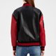 thumbnail image 5 of Moda Mujer Casual Color-Block Cuero Manga Larga Uniforme Suelta Señoras Chaqueta Abrigo Odeerbi ODB-6, 5 of 7