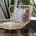 thumbnail image 2 of Amrita Sen Tulip Bouquet Indoor/Outdoor Pillow with Removable Cover in Blue Silver Green18x18, 2 of 5