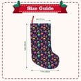 thumbnail image 3 of Lsque 18 Inches mushroom color Skull Pattern Christmas Stockings Hanging Ornaments,Knitted Xmas Fireplace Hanging Stocking,Holiday Decoration, 3 of 8