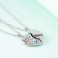 thumbnail image 2 of Collar de mejores amigas para 2, regalos de amistad BFF para 2, juego de joyas con colgante de corazón roto de arcoíris para mujer, 2 of 5