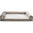 thumbnail image 2 of Dog Bed with Cooling Gel Memory Foam PressureRelief Support for Dogs up to lbs Bottom Machine Washable Cover Large Sized (x &#) Grey, 2 of 11