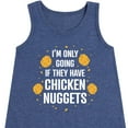 thumbnail image 3 of Instant Message - Only Going if They Have Chicken Nuggets - Toddler & Youth Girls A-line Dress, 3 of 6