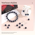 thumbnail image 2 of Perlas de strass TINKRSTUFF, 160 unidades, 10 mm, azul y negro, 2 of 6