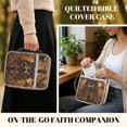 thumbnail image 5 of ZUXONGSY Wolf Cross Raven Print Bible Case for Women Quilted Bible Cover Case Large Scripture Bag with Bookmarks Zippered Handbag for ChuZU, Work, Essentials, 5 of 8