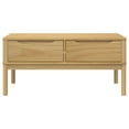 thumbnail image 5 of vidaXL Coffee Table Storage Accent Home Living Room Furniture Solid Pine Wood, 5 of 9