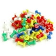thumbnail image 1 of 500Pack Plastic+Steel Reusable Thumbtacks Anti-Rust Push Pins 23mm Thumb Tacks, 1 of 9