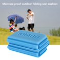 thumbnail image 4 of Portable Folding Foam Seat Cushion for Camping & Picnics | Waterproof & Dirtproof | Lightweight (30g) | 38.5x27.5x1 cm | Blue | XPE Foam | Compact Travel Design, 4 of 6