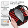 thumbnail image 3 of Salouo Nautical American Flag for Insulated Lunch Bag for Women/Men - Leakproof Cooler Tote Bag Organizer - Reusable Lunch Box for Office Picnic Hiking Beach-One Size, 3 of 6