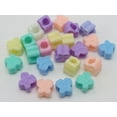 thumbnail image 6 of U8MO 100 Mixed Pastel Color Acrylic Butterfly Pony Beads 10mm for Kids Craft Kandi, 6 of 7