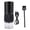 Black, variant on Electric Coffee Grinder Automatic Rechargeable Quiet Portable Coffee Bean Grinding Machine with Adjustable Settings, White - 8.6 inches / 22 cm