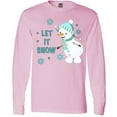 thumbnail image 3 of Inktastic Let It Snow Snowman Long Sleeve T-Shirt, 3 of 5