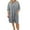 Gray Dress, variant on 50% off Clear! Women's Knee Length Loose Sundress Geometric Ethnic Print Tops Half Sleeve Clothing V Neck Elegant Casual Comfy Summer Dresses for Female Blue L