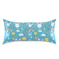 thumbnail image 3 of Cartoon Rabbit Pattern Pillowcase Queen Size 30''x20'' Satin Double-Sided Print Soft Wrinkle Resistant, 3 of 9