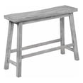 thumbnail image 1 of Pemberly Row Wood Backless Bench in Storm Gray Wire-Brush Finish, 1 of 7
