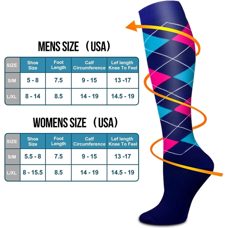 Comfy Popcorn Compression Socks For Women & Men – Perfect For Running, Cycling, Nurses & Everyday Wear