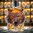 thumbnail image 2 of 3D Engraved Bigfoot Shaped Whiskey Glass Gift with Rebellious Finger, Unique Wine Decanter for Home Rustic Dining Bar Decor 300ml, 2 of 5