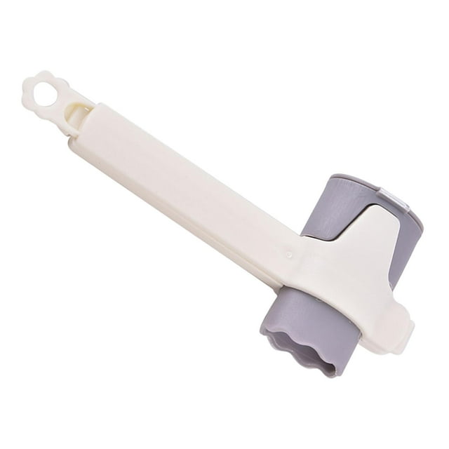 Clips de sellado para bolsas de uso doméstico, pinzas para utensilios de cocina, abrazadera selladora reutilizable para el hogar. Gris blanco