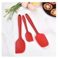 thumbnail image 3 of stanreset 3 Pcs Food Grade Silicone Spatulas Set Heat Resistant Non-Stick Spatula Kitchen Utensils for Cooking Baking, 3 of 6