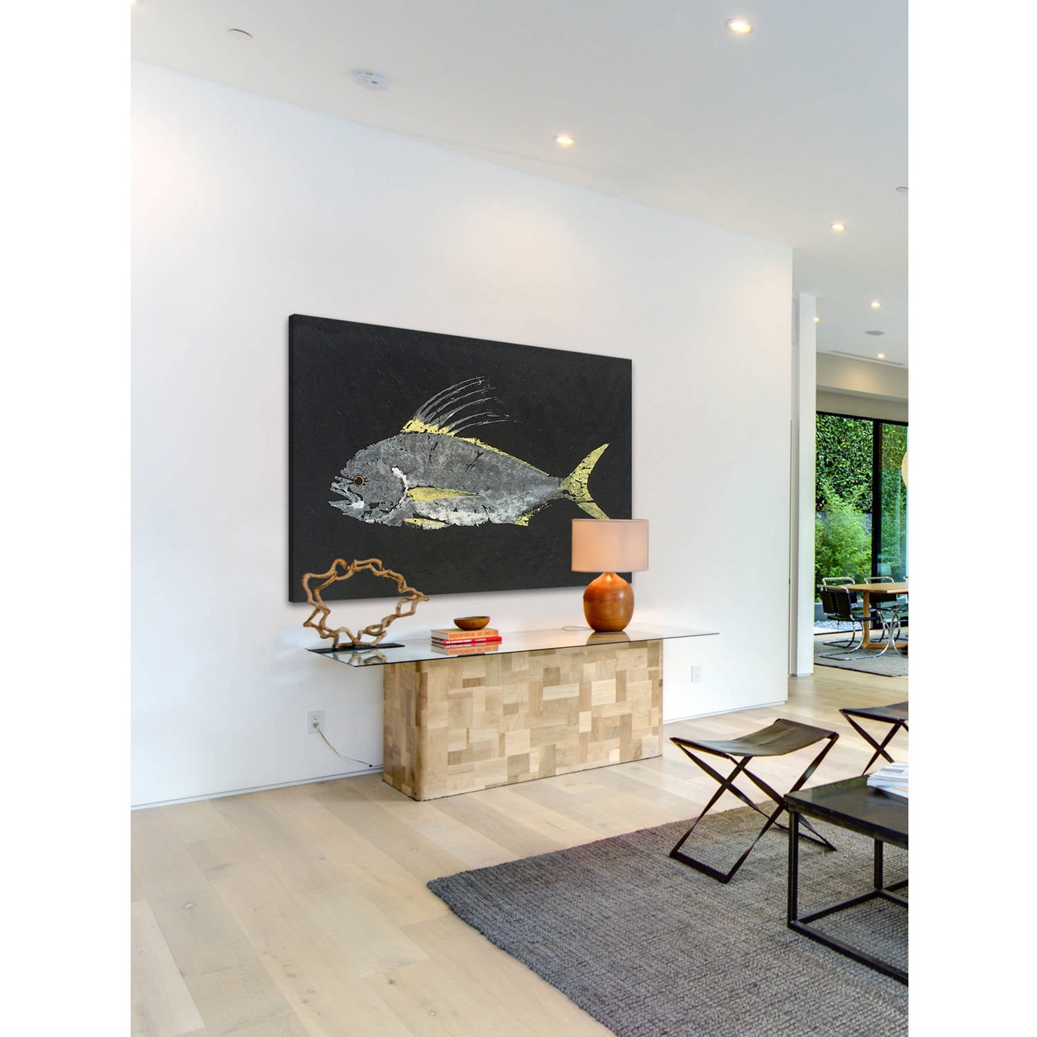 Marmont Hill "Roosterfish" by Warren Sellers Painting Print on Wrapped Canvas