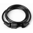 thumbnail image 1 of Bike Lock 4 Digit Password Prevent Theft Steel Cable Lock for Mountain Bikes Electric Bikes Accessories, 1 of 5