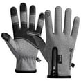 thumbnail image 2 of Unisex Outdoor Windbreak Gloves Winter Screen Plus Velvet Gloves With Touchscreen Compatible Fingertips And Adjustable Wrist Strap Hand protection equipment, 2 of 8