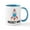 White/Blue Inside, variant on CafePress - Rocket Man - 11 oz Ceramic Mug - Novelty Coffee Tea Cup