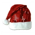 thumbnail image 2 of Beistle Sequin Sheen Santa Hat One Size Red 20730, 2 of 2