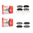 thumbnail image 1 of SIM Front Rear Semi-Metallic Brake Pads Kit for Car Nissan Rogue Sentra Maxima Juke Select KSM-100141, 1 of 8
