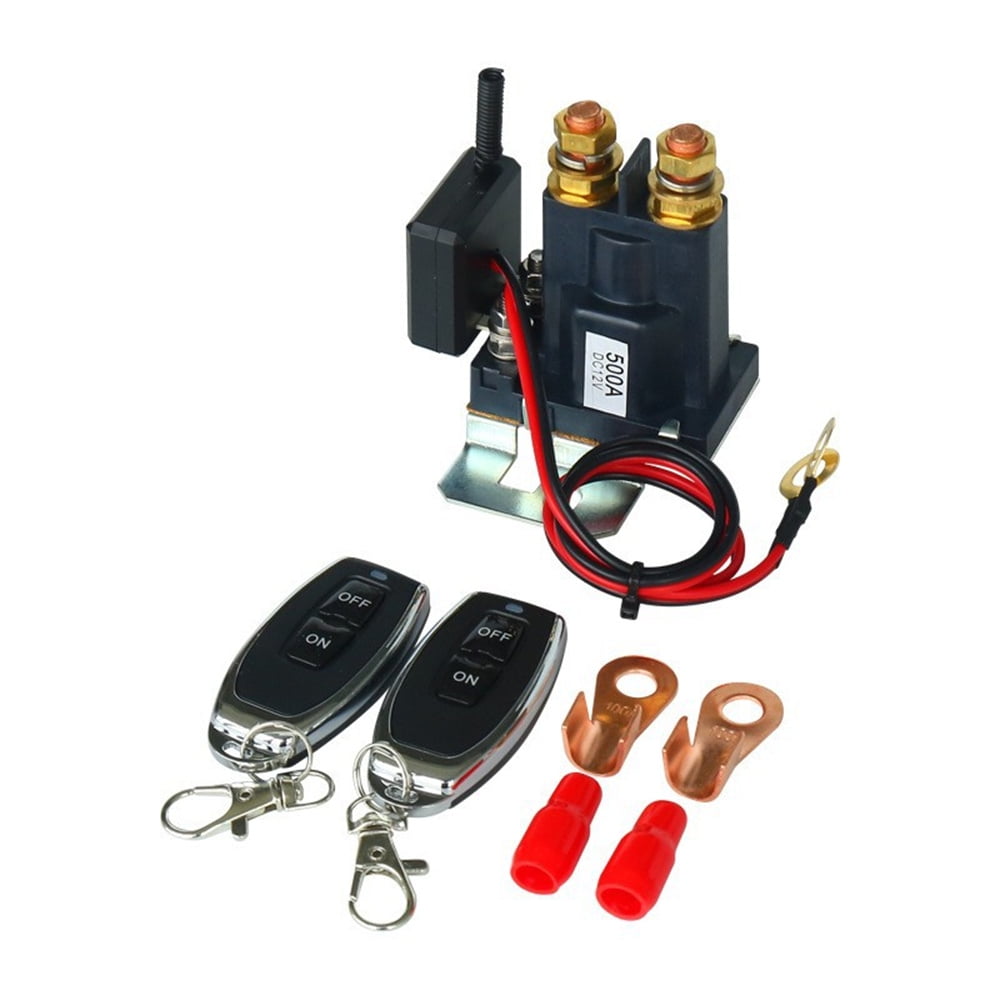 Phyun 12V DC 500A Remote Battery Disconnect Switch for Car Truck RV Camper Battery Switch Isolator On Off Wireless Remote Control