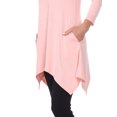 thumbnail image 5 of (coralpink, m) - Women's Solid Colour Tunic Top, 5 of 5