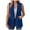Blue, variant on GEWSEY Womens Vest Fashion Dressy Notch Lapel Sleeveless Blazer Suit Jackets Office Work Clothes (Blue, XXL)