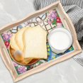 thumbnail image 3 of Diamond Art Painted Rectangular Dot Drilled Wooden Tray, Handmade Wooden DIY Tray Diamond Wooden Tray Dinner Plate for Restaurant Snack Tray Tea Tray Coffee-#18-Hummingbird, 3 of 8