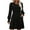 Black, variant on Winter Dresses for Women Fall Sweater Dress Long Sleeve Babydoll Dresses with Pocket Casual Knit Dresses