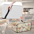 thumbnail image 4 of ZIATUBLES Toaster Oven Cover Anti Scratch Kitchen Countertop Appliance Protector Cover Dust Case Machine Washable Home Organization, 18.5" x 14.5" x 9", Hummingbird Floral, 4 of 8